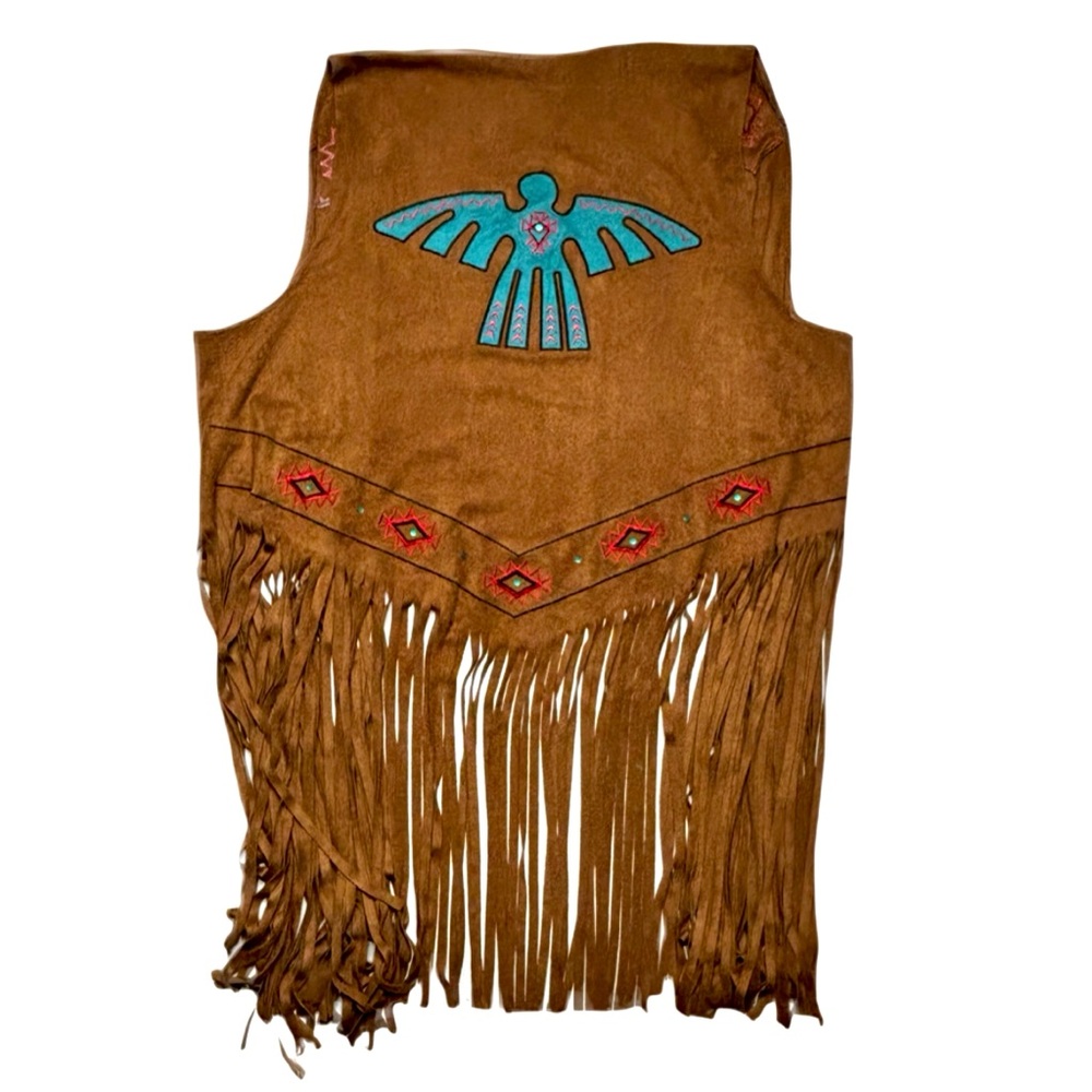 Wrangler Southwestern Fringed Festival Vest